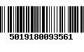 Código de Barras 5019180093561