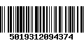 Código de Barras 5019312094374