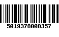 Código de Barras 5019378000357