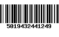 Código de Barras 5019432441249