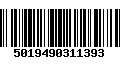 Código de Barras 5019490311393