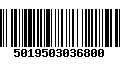 Código de Barras 5019503036800