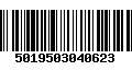 Código de Barras 5019503040623