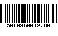 Código de Barras 5019960012300