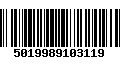 Código de Barras 5019989103119