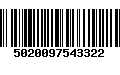 Código de Barras 5020097543322