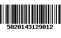 Código de Barras 5020143129012