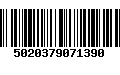 Código de Barras 5020379071390