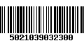 Código de Barras 5021039032300