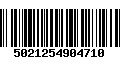 Código de Barras 5021254904710