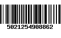 Código de Barras 5021254908862