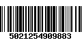 Código de Barras 5021254909883