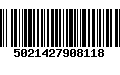 Código de Barras 5021427908118