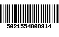 Código de Barras 5021554000914