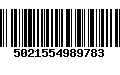 Código de Barras 5021554989783