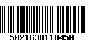 Código de Barras 5021638118450