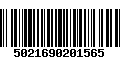 Código de Barras 5021690201565