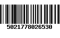 Código de Barras 5021778026530