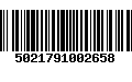 Código de Barras 5021791002658