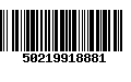 Código de Barras 50219918881