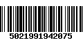 Código de Barras 5021991942075