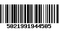 Código de Barras 5021991944505