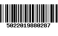 Código de Barras 5022019880287