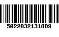 Código de Barras 5022032131809