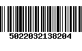 Código de Barras 5022032138204