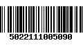 Código de Barras 5022111005090