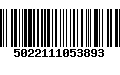 Código de Barras 5022111053893