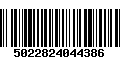 Código de Barras 5022824044386