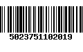 Código de Barras 5023751102019