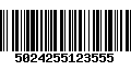 Código de Barras 5024255123555