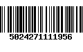 Código de Barras 5024271111956