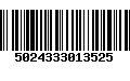 Código de Barras 5024333013525