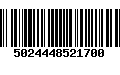 Código de Barras 5024448521700