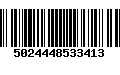 Código de Barras 5024448533413