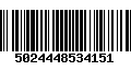 Código de Barras 5024448534151