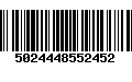 Código de Barras 5024448552452