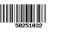 Código de Barras 50251032