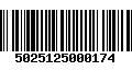 Código de Barras 5025125000174