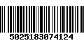 Código de Barras 5025183074124