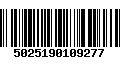 Código de Barras 5025190109277