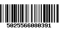 Código de Barras 5025566080391