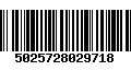 Código de Barras 5025728029718