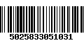 Código de Barras 5025833051031