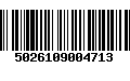 Código de Barras 5026109004713