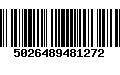 Código de Barras 5026489481272