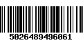 Código de Barras 5026489496061